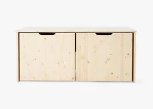 Sazy - Kids Toy Storage Unit, Natural Solid Wood Spruce - New And Boxed RRP £750 - Picture 1 of 12