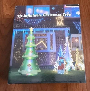 JOSEN 7 FT Inflatable Christmas Tree Outdoor Decorations Christmas Inflatable - Picture 1 of 3