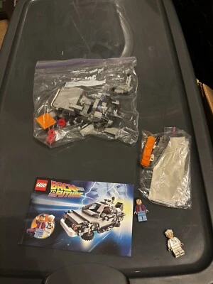 LEGO 21103 Retired Back to the Future DeLorean Time Machine McFly 98% COMPLETE - Image 1 of 4
