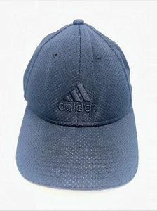 Adidas Baseball Hat Cap Climalite Black Mens Size L XL A-Flex - Picture 1 of 6