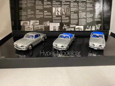 Minichamps 1/43 Volkswagen Karmann Ghia Set 3 Voiture 10 Jahre 1957 CK100330 - Photo 1/4