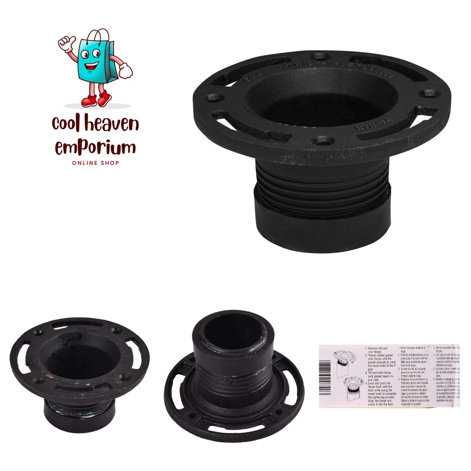 4 in. Cast Iron Twist-N-Set closet flange - Image 1 of 4