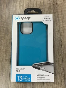 Speck Presidio Pro Case for Apple iPhone 11 Pro/Xs/X- Coral Blue Color #919 - Picture 1 of 1