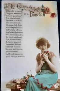 Nr. 790/265 1 alte Karte Fantasie Die Gebote der Braut!! - Bild 1 von 2