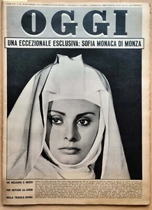 SOPHIA LOREN EN PORTADA DE 4 REVISTAS ITALIANAS VINTAGE 1961 - 1963 ENVÍO GRATUITO - Imagen 1 de 17