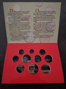 VIDE EMPTY / COFFRET VIDE 1995 MONACO / SET - Picture 1 of 4