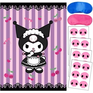 Kuromi Birthday Party Supplies Kuromi Party Games for Boys Girls Large Poster... - Picture 1 of 7