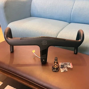 Black Inc Aero Gravel Integrated Barstem 100x400mm (Black) - Picture 1 of 5