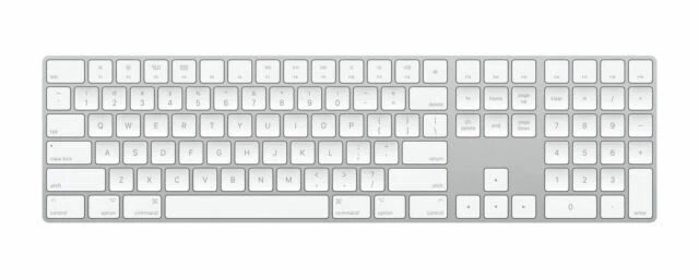 Apple Magic (MQ052LL/A) Wireless Keyboard with Numeric Pad - Silver - Image 1 of 1