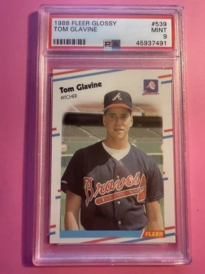 Fleer 1988 - Tom Glavine #539 PSA 9 Foto 1 de 2