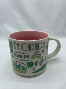 Starbucks Florida "The Sunshine State" Been There Series Coffee Mug Cup 14 oz - Picture 1 of 6