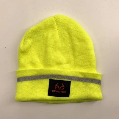 Sombrero de invierno Realtree amarillo neón alta visibilidad Foto 1 de 4