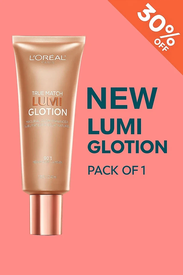 L’Oreal Lumi Glotion 903 Medium | Hydrating Glow Illuminator & Highlighter - Image 1 of 4