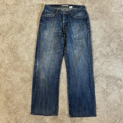 John Varvatos Jeans Mens 29 27 Blue Straight Fit Dark Wash Denim Made In USA 31 - Image 1 of 4