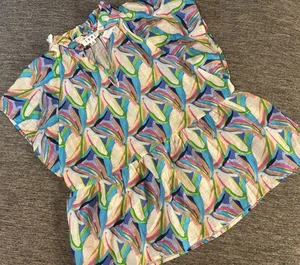 Camicetta THML colorata con scollo a volant svolazzante manica corta taglia S Tencel - Foto 1 di 10