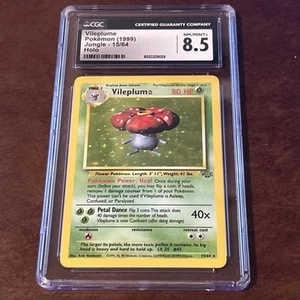 1999 Jungle Vileplume Holo CGC 8.5 NM Mint + possible PSA 9 - Picture 1 of 2