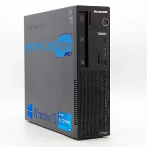 Lenovo E73 SFF i5 Windows 10 8GB 240GB Desktop Computer Desktop Dvd-Rw - Picture 1 of 4