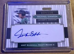2008 Razor Signature Series Giancarlo Michael Stanton RC AUTO # 354/1199 RARE - Picture 1 of 2