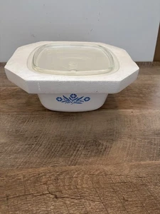 Corning Ware blau Kornblumenmuster 1 3/4 Quart Zoll mit Deckel - Bild 1 von 5