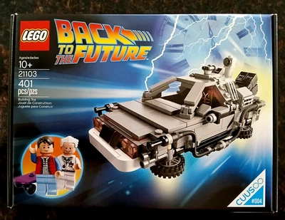 LEGO Ideas: The DeLorean Time Machine 21103 Marty McFly Factory Sealed/ Retired - Image 1 of 4