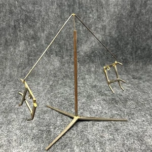 Vintage 1977 Brutalist Metal Kinetic Fish Sculpture PJC 77 Metal Mobile Art OOAK - Bild 1 von 10