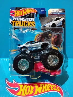 2024 HOT WHEELS MONSTER TRUCKS FAST & FURIOUS NISSAN SKYLINE GT-R R34 JDM NISMO - Image 1 of 4