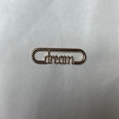 Auténtico Pandora ME 14K Chapado en Oro Rosa Palabra de Sueño Eslabón Dije 789687C00 Nuevo Foto 1 de 2