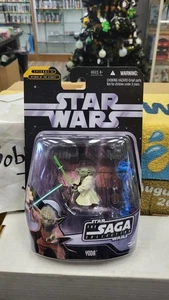 ACTION FIGURE YODA STAR WARS SAGA NUOVA CON SCATOLA 2006 COLLEZIONE 3,75" #019 - Foto 1 di 5