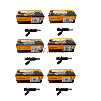 Inyector de combustible Continental 68011710 OEM VDO 6 piezas para Mercedes G550 C350 2009-2015 Foto 1 de 4