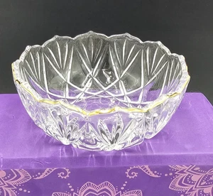 Plato de postre Mikasa Hampshire Gold 5" pequeño cristal fruta repuesto - Imagen 1 de 6