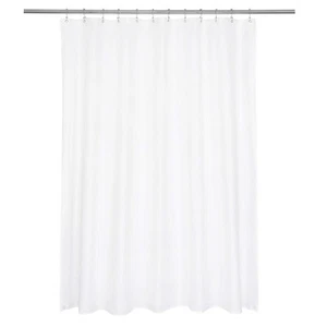 Waterproof Shower Curtain 72x90 Inch Extra Long TPU Machine Washable White - Picture 1 of 6