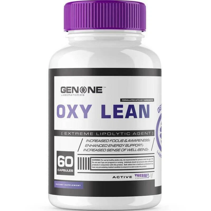 GENONE Oxy Lean Premium Termogénico 60 Cápsulas Metabolim Estado de ánimo Apetito Energía Foto 1 de 2