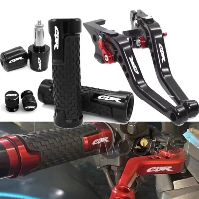 Palancas de embrague de freno cortas de aluminio para Honda CBR600RR CBR1000RR manija empuñaduras tapa Foto 1 de 4