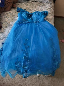 Blue prom dress brand new - Picture 1 of 6