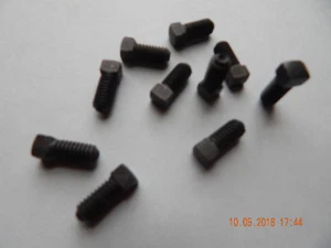 SQUARE HEAD SET SCREW. 5/16-18 x 5/8" CUP POINT. BLACK 8 PCS. NEW-NOS - Picture 1 of 1