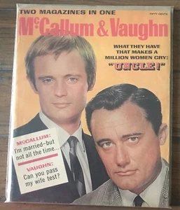 Two Magazines In One McCullum And Vaughn The Man From U.N.C.L.E 1965 Rare - Picture 1 of 1