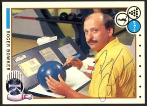 Roger Bowker #59 signed Autogramm Auto 1990 Kingpins PBA Bowling Trading Card - Bild 1 von 1