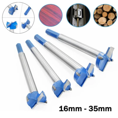 16mm-35mm Extra Lang Forstnerbohrer Hartmetall Lochsäge Holzbearbeitung Bohren - Bild 1 von 4