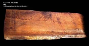 Live Edge Curly | Kitchen Table | Bar | Counter | R23-0466 - Picture 1 of 2
