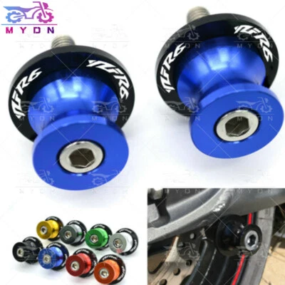 Para Yamaha YZF R6 1999-2024 Motocicleta basculante carretes deslizantes soporte tornillos M6 Foto 1 de 4