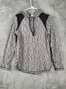 Danskin Now Pull Over Hoodie Black and Gray  ****SIZE MED 8-10****