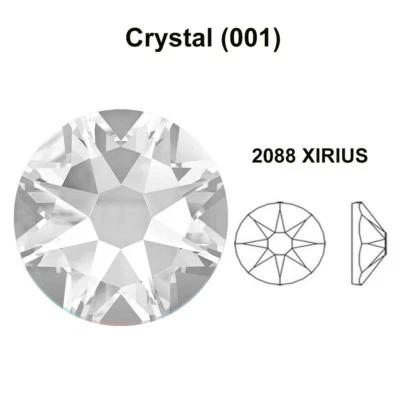 144 clear CRYSTAL 001 Swarovski 2088 20ss flatback rhinestone 5mm ss20 wholesale - Image 1 of 4
