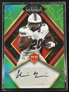 2022 Wild Card Auto Mania Green Kevin Harris #AM-D89 Rookie New England Patriots - Foto 1 di 2