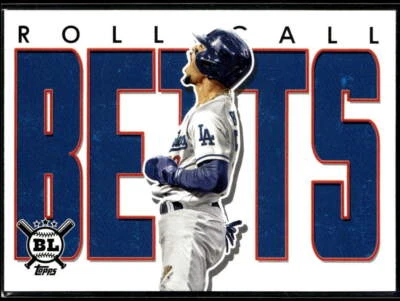 2020 Topps Big League #RC-20 Mookie Betts Roll Call - Image 1 of 2