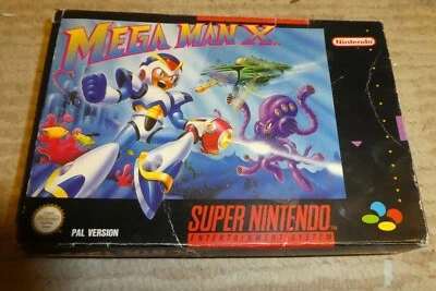Nintendo snes Mega Man x Boxed cart very good Condition no manual - Image 1 of 4