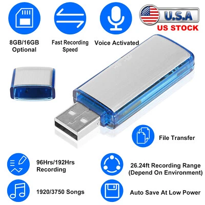 IMOUNTEK Mini Voice Recorder Digital Sound Audio Recorder USB Flash Drive Disk U Disk