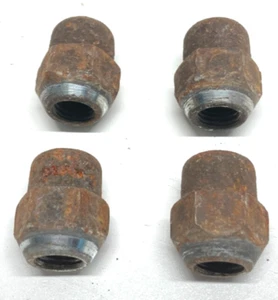 GENUINE SMART FORFOUR SET OF 4 ALLOY WHEEL NUTS BOLTS 2004-2006 - Picture 1 of 2