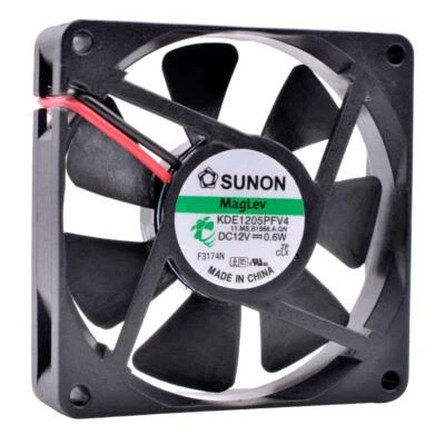 SUNON KDE1205PFV4 5cm 5010 12V 0.6W Magnetic Suspension Bearing Silent Fan - Image 1 of 4
