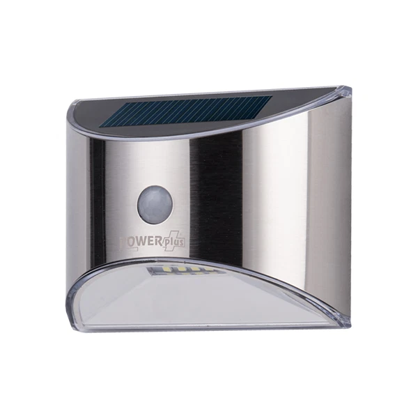 POWERplus Parakeet Solar Powered Steel PIR Sensor Outdoor Security Light - Image 1 of 4