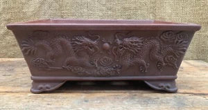 Embossed Ceramic Bonsai Pots Mixed Sizes & Designs Available - Picture 1 of 74